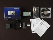OLYMPUS FE-4020 Blue 14.0MP 4x Optical Zoom Compact Digital Camera w/Box