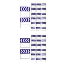  40-teiliges Mini-Verkehrsschranken-Set, Spielzeug-Baustellenschilder,