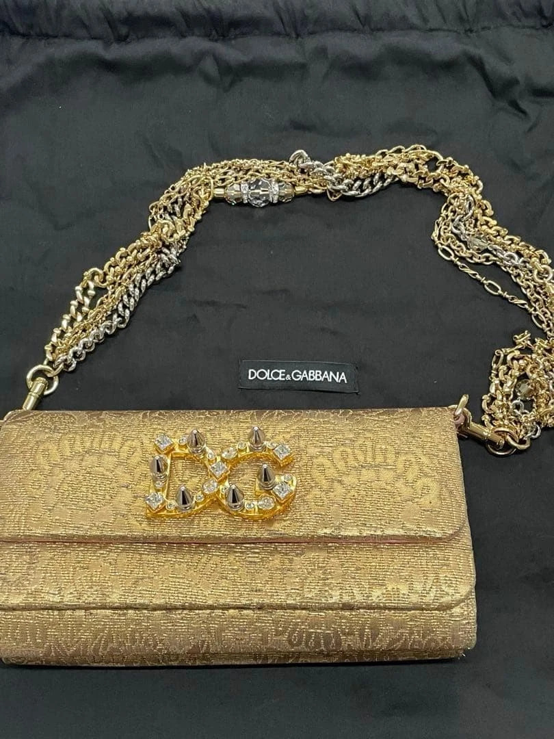 Dolce&Gabbana Leather Exterior Gold Bags & Handbags for Women for