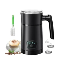Milk Frother, 4 in 1 Electric Milk Steamer, Hot and Cold Foam Maker... Fast Ship