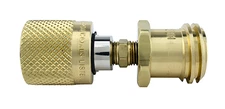 MEC ME394 Brass Male ACME x Female POL Adapter 1-1/4 Forklift LP Gas Fitting