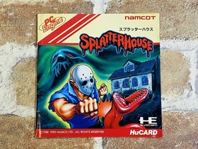 Splatter House NEC PC Engine PCE HuCard Hu Card Japan JP w/manual Tested DDP