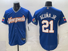 Baseball Uomo Venezuela Ronald Acuña Jr. 21# Blu 2026 World Baseball