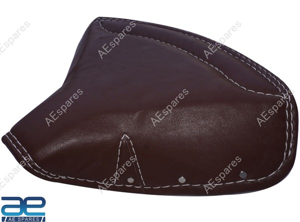 FüR Royal Enfield Ariel BSA Lycett Braunes Leder Vorne Solo Sitzbezug@ UK-image