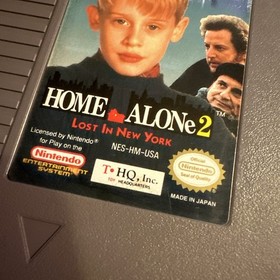 Home Alone 2 (Nintendo Entertainment System NES, 1991) w/ Nintendo Sleeve TESTED