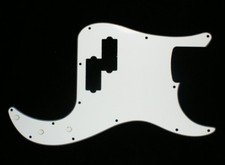  A88 custom Pickguard for Precision Bass PB style bass guitar ,3ply White