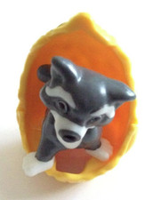 3 X Ü-EI 2017: Natoons Tierkinder am Bach: Procyon Waschbär+Auto Kragenechse