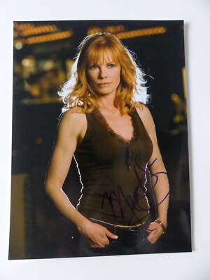 AUTOGRAMM VON MARG HELGENBERGER (CSI) AUF FOTO 15x20cm - PERSÖNLICH HOLT