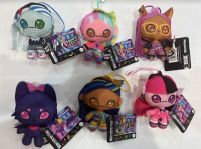 Monster High Gen3 DRACULAURA CLEO FABULOUS  CLAWDEEN Frankie 4'' Plush Doll Toy