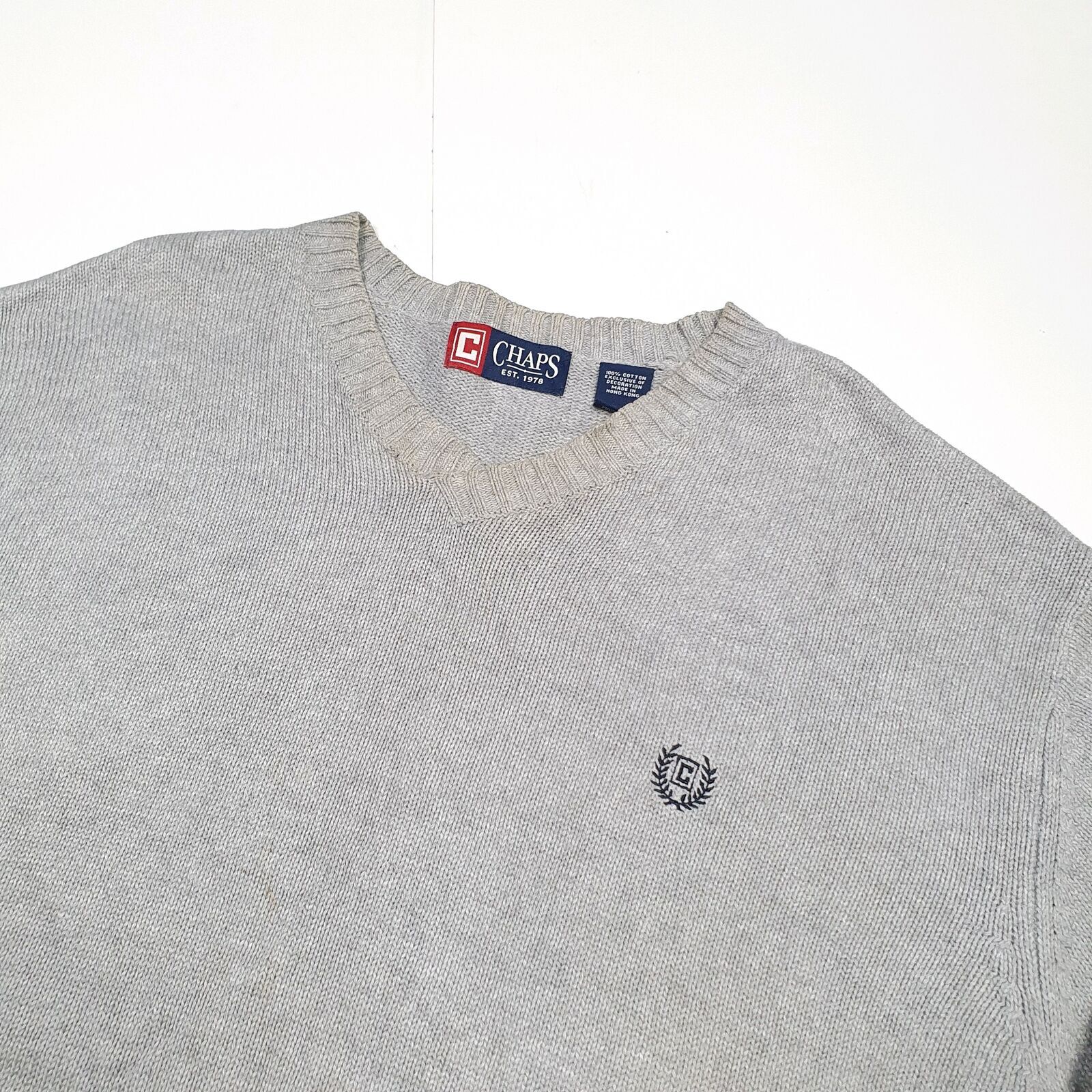 Mens RALPH LAUREN Cotton Crewneck Jumper Sweatshirt XL image 3