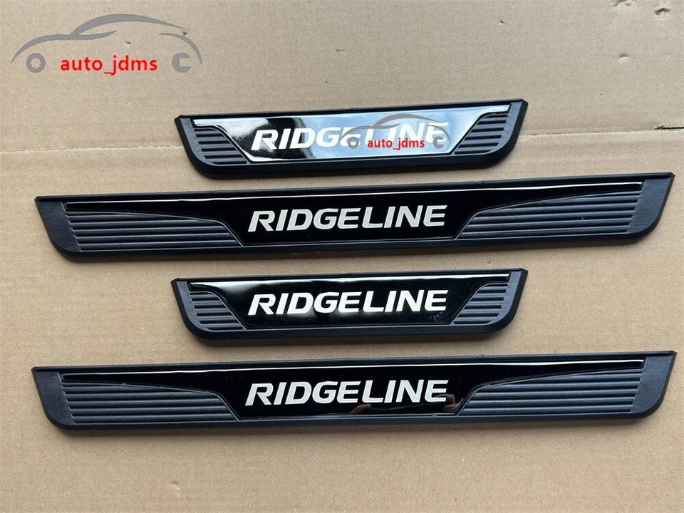 For Honda Ridgeline Accessories Car Door Sill Scuff Cover Panel Step Protector - Image 4 of 4