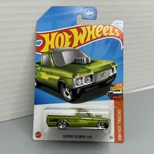 2021 Hot Wheels Custom ’72 Chevy LUV Green HW Hot Trucks 6/10 Short Card NIP
