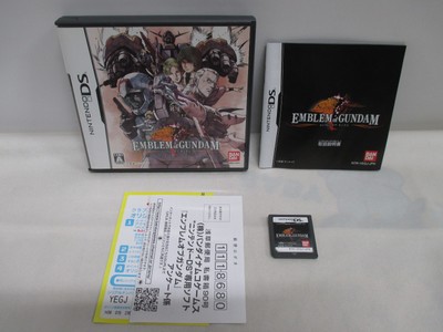 Ds Emblem Of Gundam Can Data Save Nintendo Ds Japan Game Nintendo Ebay