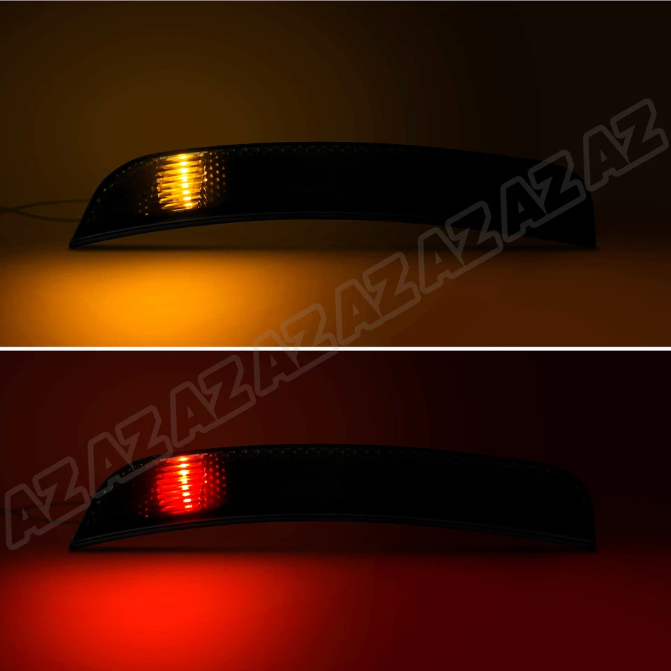 4PCS LED Front + Rear Side Marker Lamp Light smoked For Fiat 500 POP 2012-2019 - Изображение 4 из 4