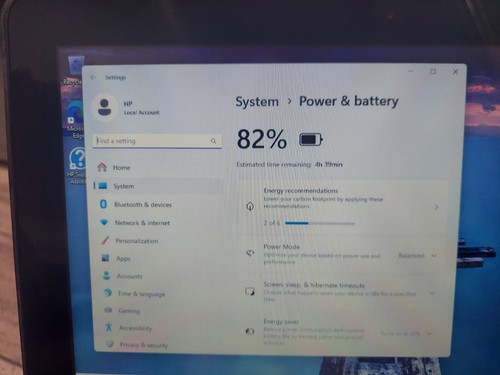 HP X360 11 G1 EE 2-in-1 Touch Laptop Pentium 11.6" Windows 11 4GB RAM 128GB SSD - Afbeelding 7 van 12