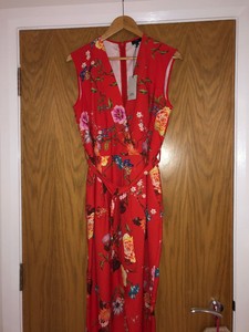 red jumpsuit size 14