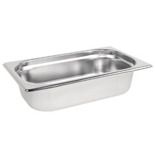 Gastronorm 1/4 Stainless Steel Container Bain Marie Pot Pans FREE DELIVERY