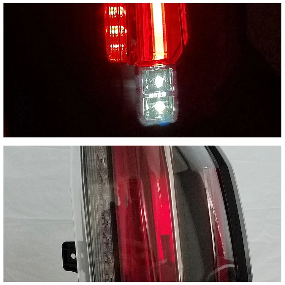 Juego de pares de luces traseras LED para Chevrolet Suburban/Tahoe 2015-2020 estilo Cadillac Foto 3 de 4