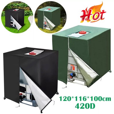 1000L IBC Container Abdeckung UV-Schutz Frostschutz Hülle Haube Regenwassertank~
