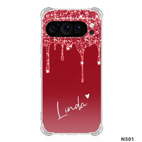 Personalisierte Handyhülle mit Namen Bumper Soft TPU für Google Pixel 9 Pro XL 8A 8 7 6A - Bild 9 von 54