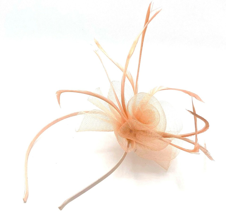 Piuma Capelli Fascinator Alice Fascia Clip Donna Matrimonio Reale Ascot - Foto 5