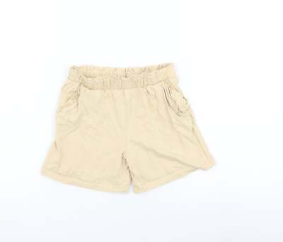 TU Mädchen beige Baumwolle Schweißshorts Größe 10 Jahre normal