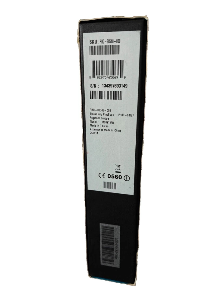 BlackBerry Playbook Tablet 64GB Nuovo Mai Usato P100 Vintage - Immagine 4 di 4