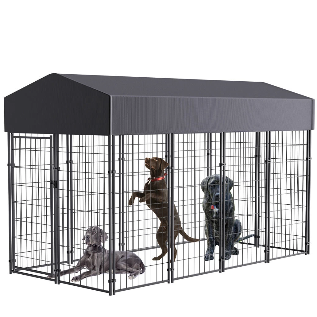 Metal dog kennel outdoor cheap