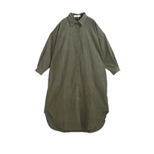 Damen Shirt Baumwolle Mode Koreanisch Einfarbig Oberteil Locker Shirt Langarm Tops - Bild 10 von 31