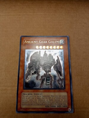 Ancient Gear Golem TLM-EN006 unl Ultimate Rare Yugioh NM/VLP | eBay