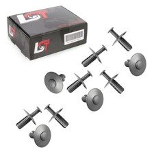 10x SPREIZNIETEN BEFESTIGUNGS CLIPS UNTERBODENSCHUTZ f�r BMW E46 ... dunkelgrau