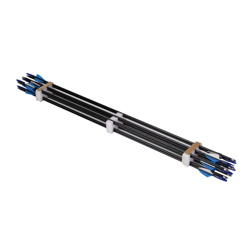 12 X 30" Fibreglass Field Point Archery Arrows Compound Or Recurve Black & Blue - Picture 3 of 12