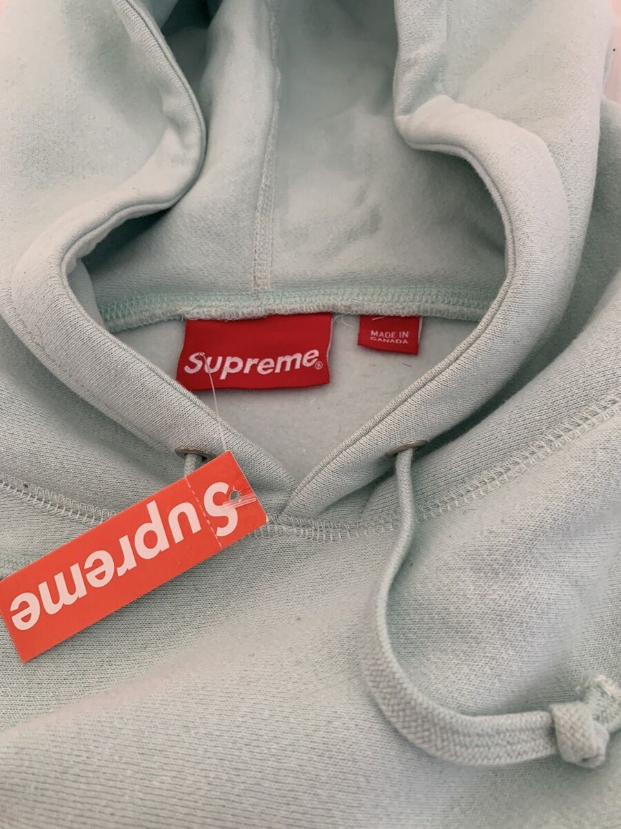 Supreme Box Logo Hoodie Ice Blue (FW17) Extra Large XL | eBay Supreme Box Logo Hoodie Ice Blue (FW17) Extra Large XL | eBay