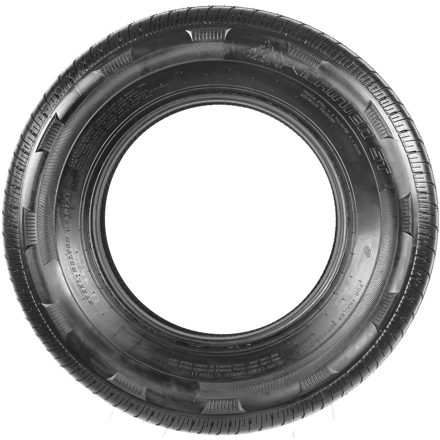 Tire Rainier ST Steel Belted Radial ST ST205/75R15 2057515 D 8 Ply
