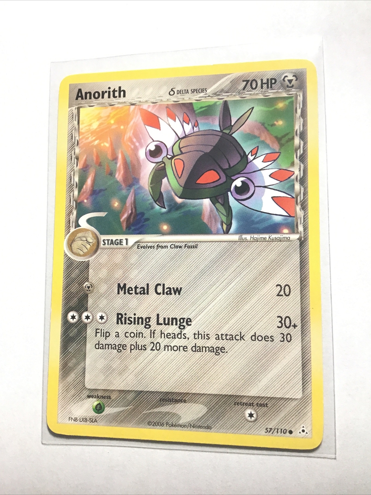 ANORITH - 57/110 - Holon Phantoms - Pokemon Card - NM