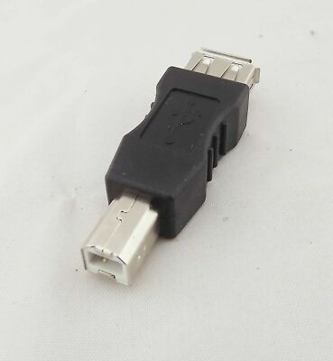 USB 2.0 Type A Female To USB B Male Adapter Gender Changer Connector Converter