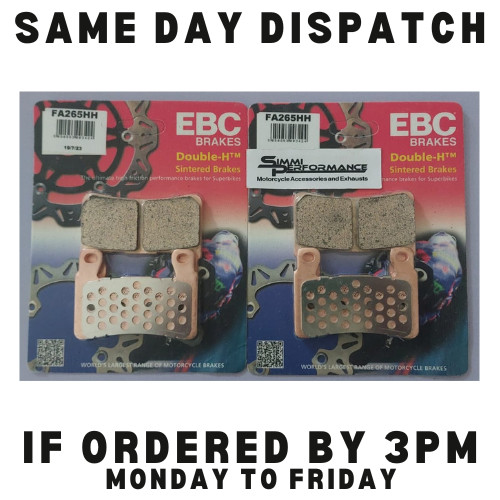 Honda VTR 1000 SP2 02-06 - EBC FA265HH Sintered Brake Pads - Image 48