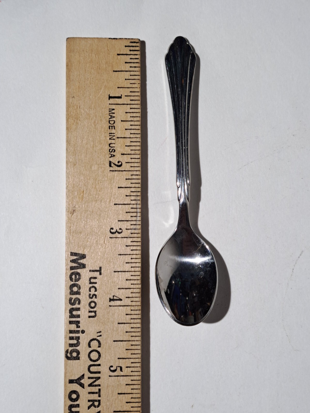 7 Demitasse Coffee Cappuccino Spoons Retroneu Stainless Barrington 4.25" Korea