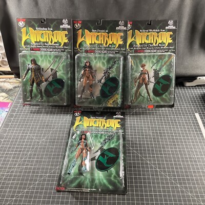 Set Of 4  Witchblade 4 Pack Misc. Figures.