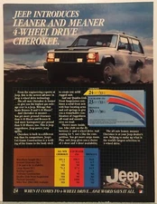 ad for 1984 AMC JEEP CHEROKEE