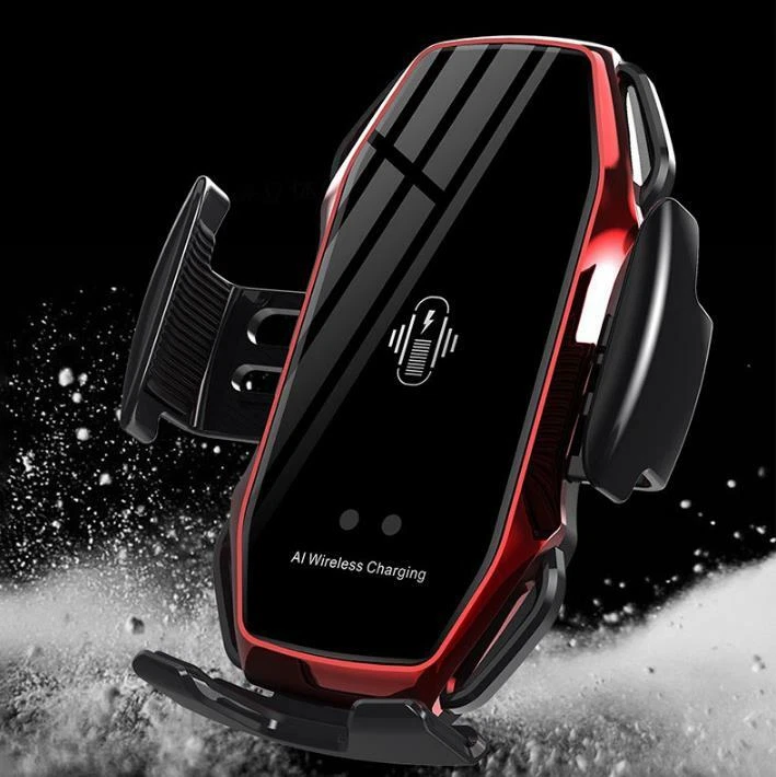 New Car Wireless Charger Auto Clamping Smart Sensor Fast Charger Holder - Image 2 of 2