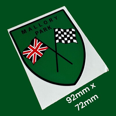 Mallory Park Rennstrecke Vinyl Aufkleber Abziehbild klassisch Motorsport Rallye Rennen UK