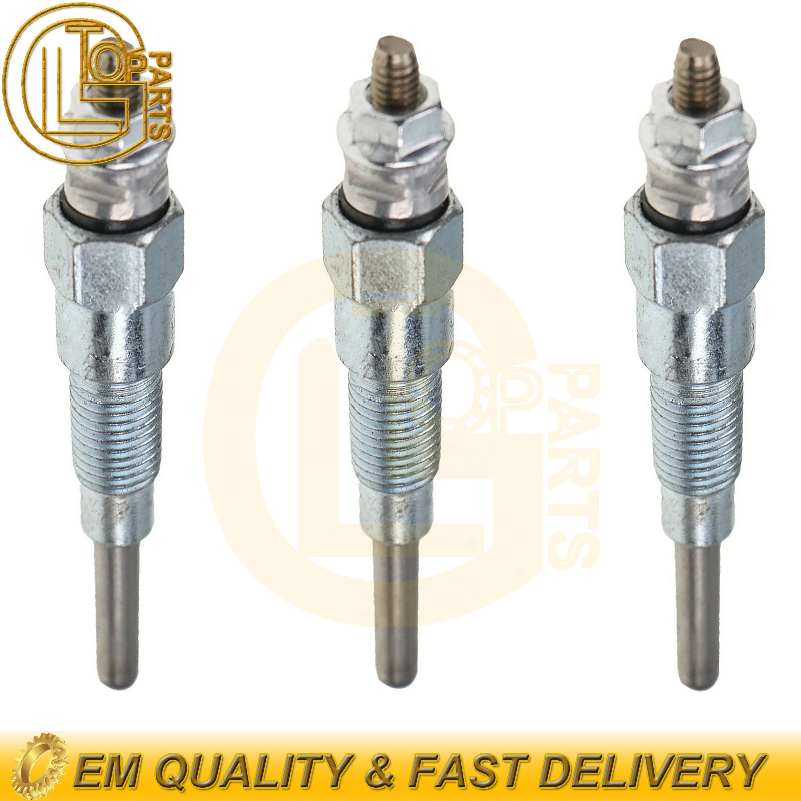 3X Glow Plugs 1628165510 1628165510 for Kubota D1005 D1105 D1305