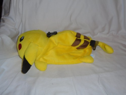 Banpresto Pokemon Pikachu Plush Toy Shoulder Bag 2010 13" MISSING STRAP - Picture 3 of 8