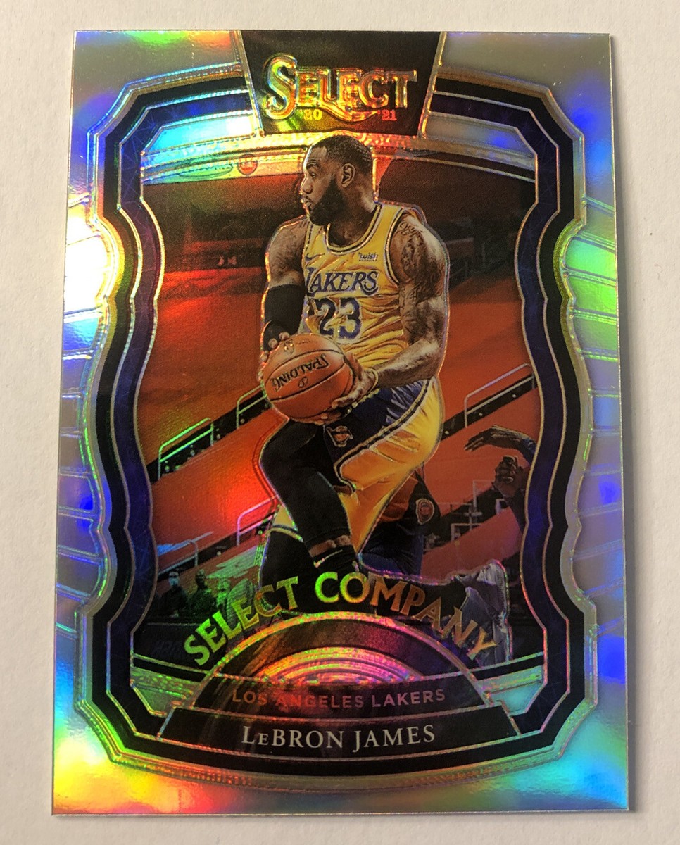 2020-21 Panini Select Lebron James Select Company Silver Prizm