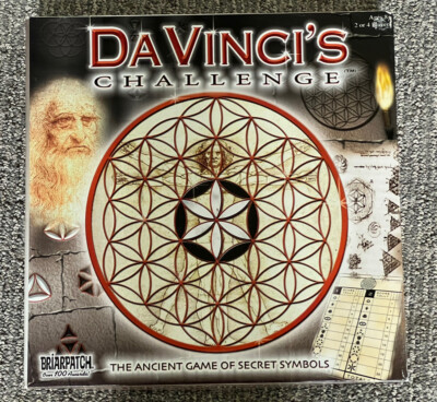 VTG Da Vinci's Challenge Board Game The Ancient Game of Secret Symbols 2004