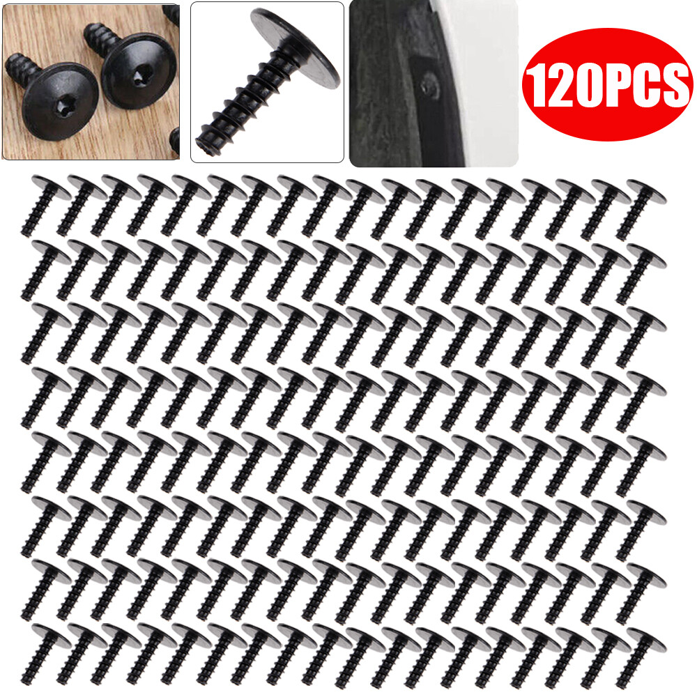 10-Pack VW/Audi Wheel Arch Liner Screws - Torx, Black, 18mm (OE N90775001) 8 thumbnail image