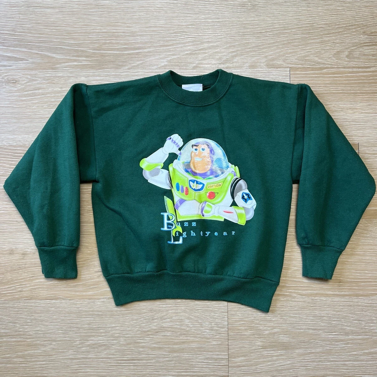 Vtg Buzz Lightyear Sweatshirt YOUTH XS Toy Story Pullover 90s Y2K