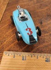 Aurora TJet Gran Prix Racer, Turquoise 3 Solid Rivet Slot Car