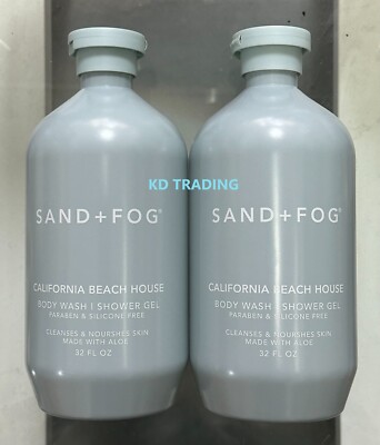 (2-Pk) SAND + FOG  CALIFORNIA BEACH HOUSE Aloe Nourishing & Cleansing BODY WASH